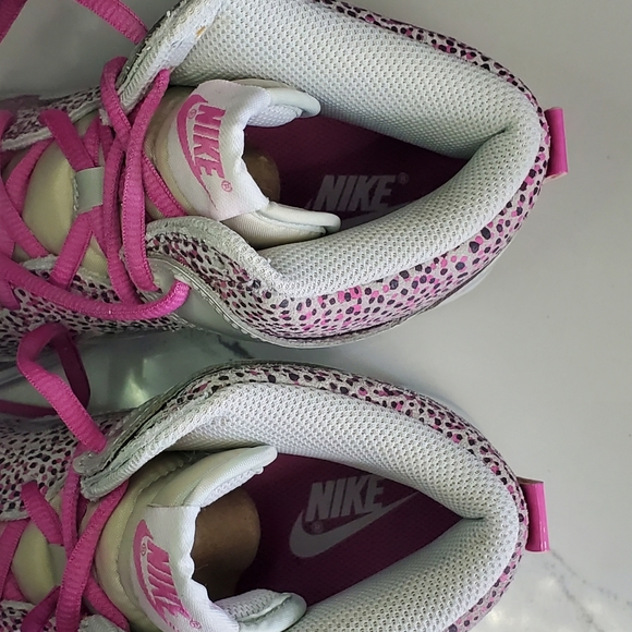 Nike Dunk High Skinny Print Medium Gray Laser Purple - Picture 11 of 12